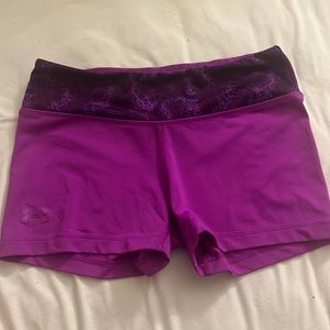 Purple Under Armour Compression Shorts XS
